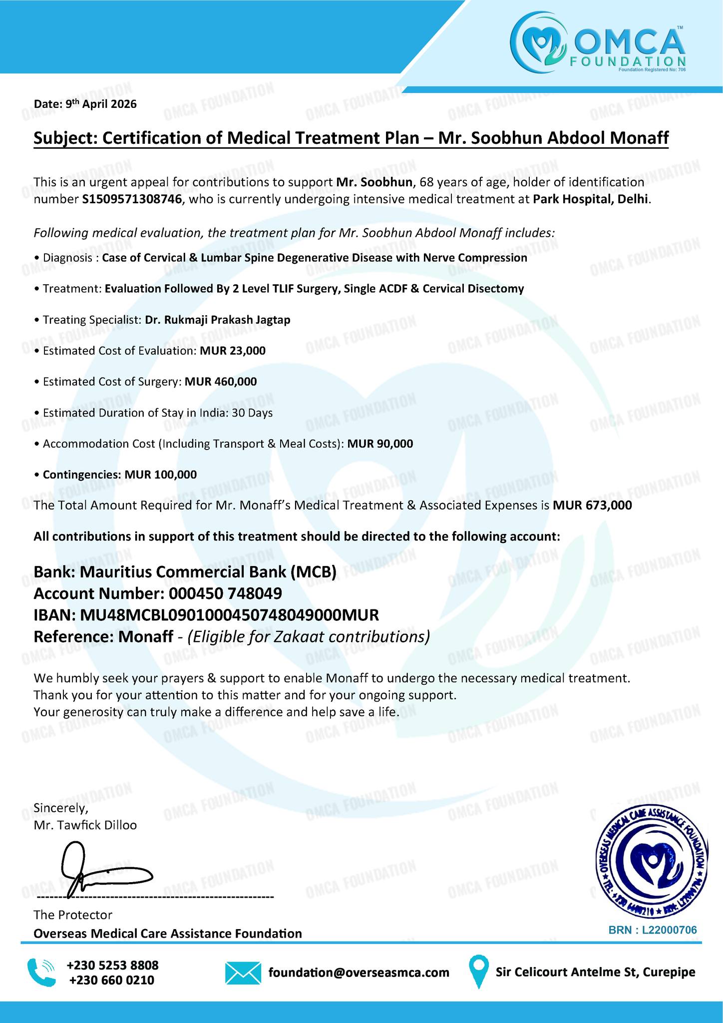 monaff cert