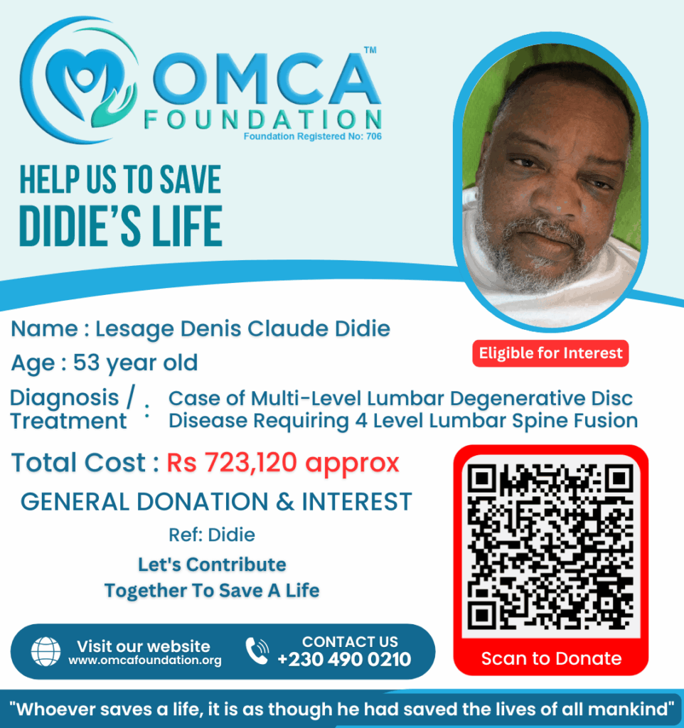Help Save Didie’s Life – Urgent Lumbar Spine Fusion Surgery Support