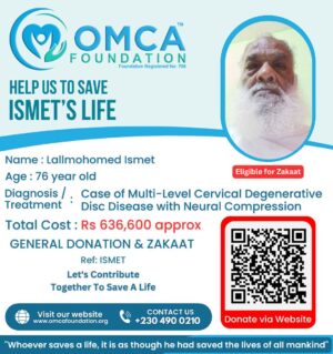 Help Save Ismet’s Life – Urgent Cervical Spine Surgery Support