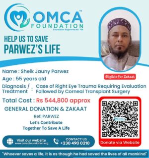 Help Save Parwez's Life – Urgent Corneal Transplant Surgery Support