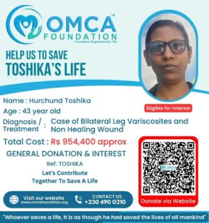 Help Save Toshika’s Life – Urgent Surgery & Wound Treatment Support