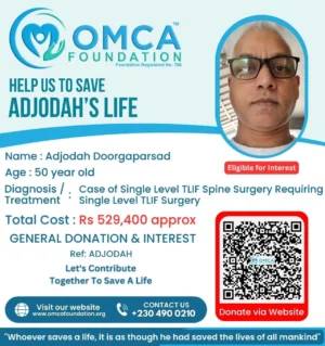 Help Save Adjodah’s Life – Urgent Spine Surgery Support
