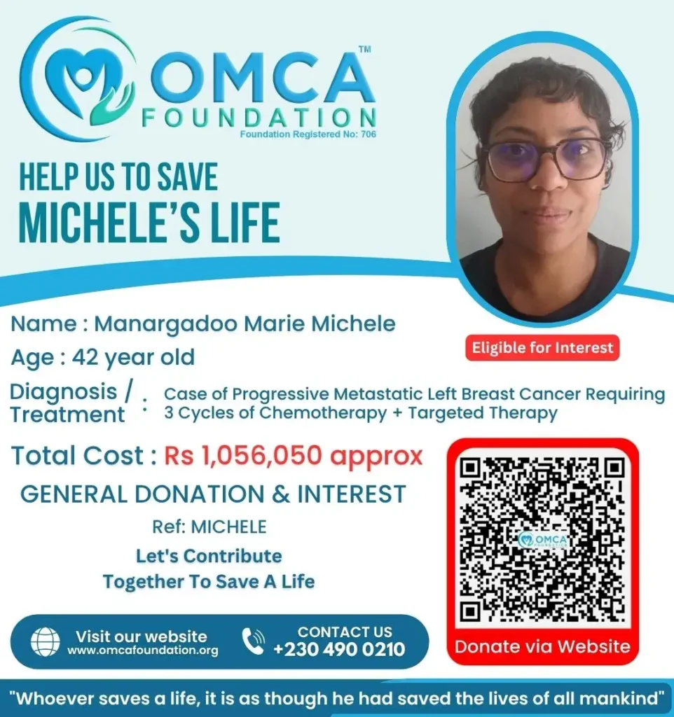 Help Save Mrs. Michele’s Life – Urgent Breast Cancer Treatment Support