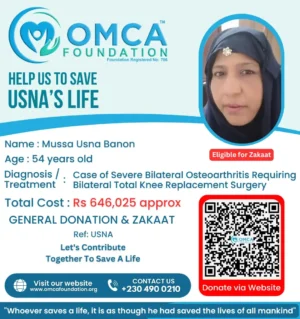 Help Us Support Usna’s Knee Replacement Surgery