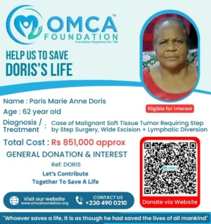 Help Save Doris’s Life – Urgent Soft Tissue Tumor Treatment Support