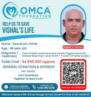 Help Save Vishal’s Life – Urgent Spine Surgery Support