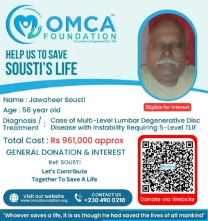 Help Save Sousti’s Life – Urgent Spine Surgery Support