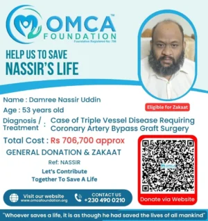 Help Save Mr. Damree Nassir Uddin’s Life – Urgent Heart Surgery Support
