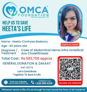 Help Save Mrs. Heeta-Conhyea Badoory – Urgent Surgery Support