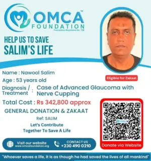 Help Save Mr. Nawool Salim – Urgent Glaucoma Treatment Support
