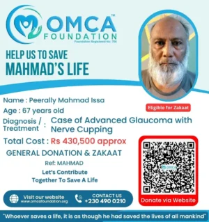 Help Save Mr. Mahmad’s Sight – Urgent Glaucoma Treatment Support