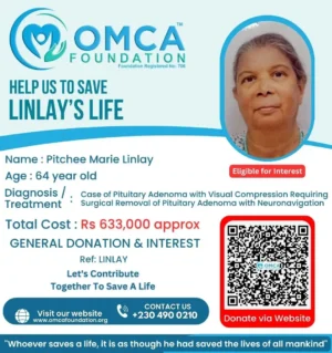 Help Save Mrs. Linlay’s Life – Urgent Pituitary Tumour Surgery Support